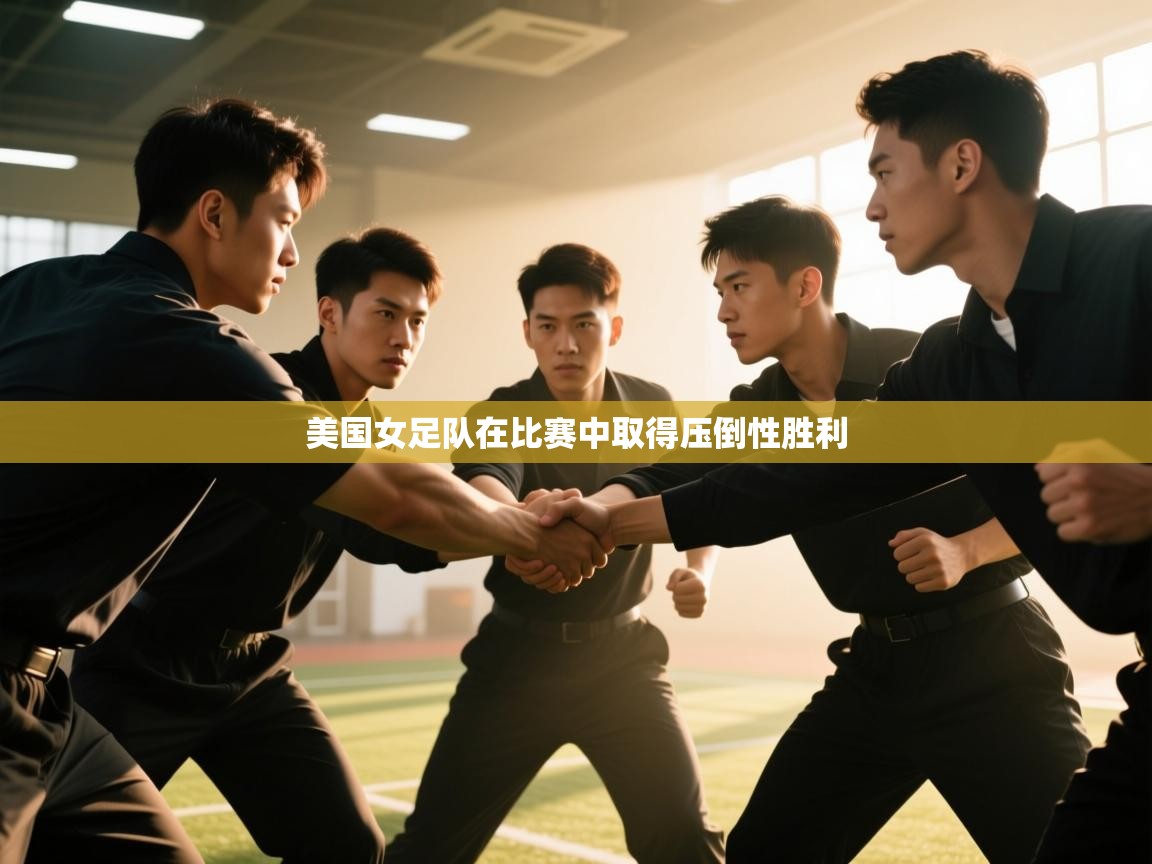 美国女足队在比赛中取得压倒性胜利  第1张
